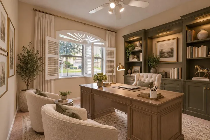 Virtually Staged Bedroom - Den