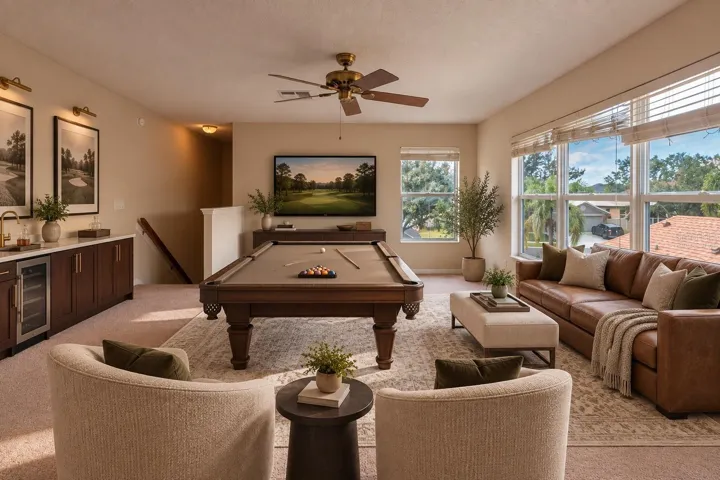 Virtually Staged Bonus Room