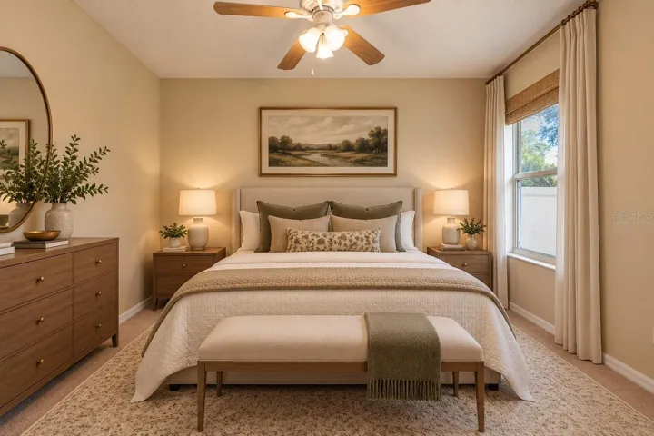 Virtually Staged Bedroom 2