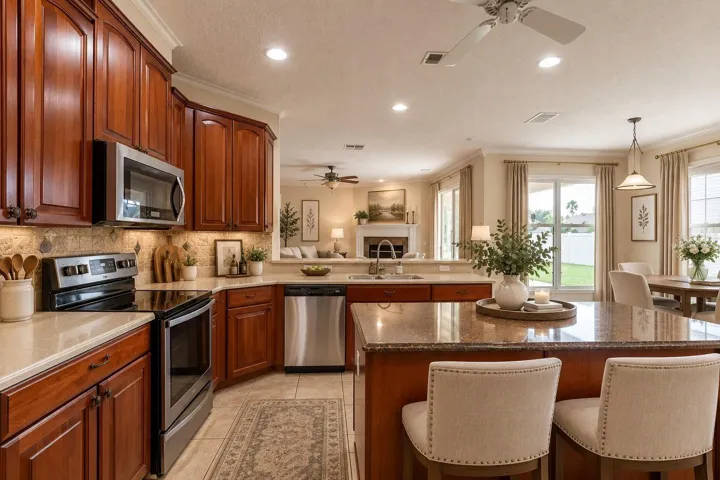 Virtually Staged Kitchen