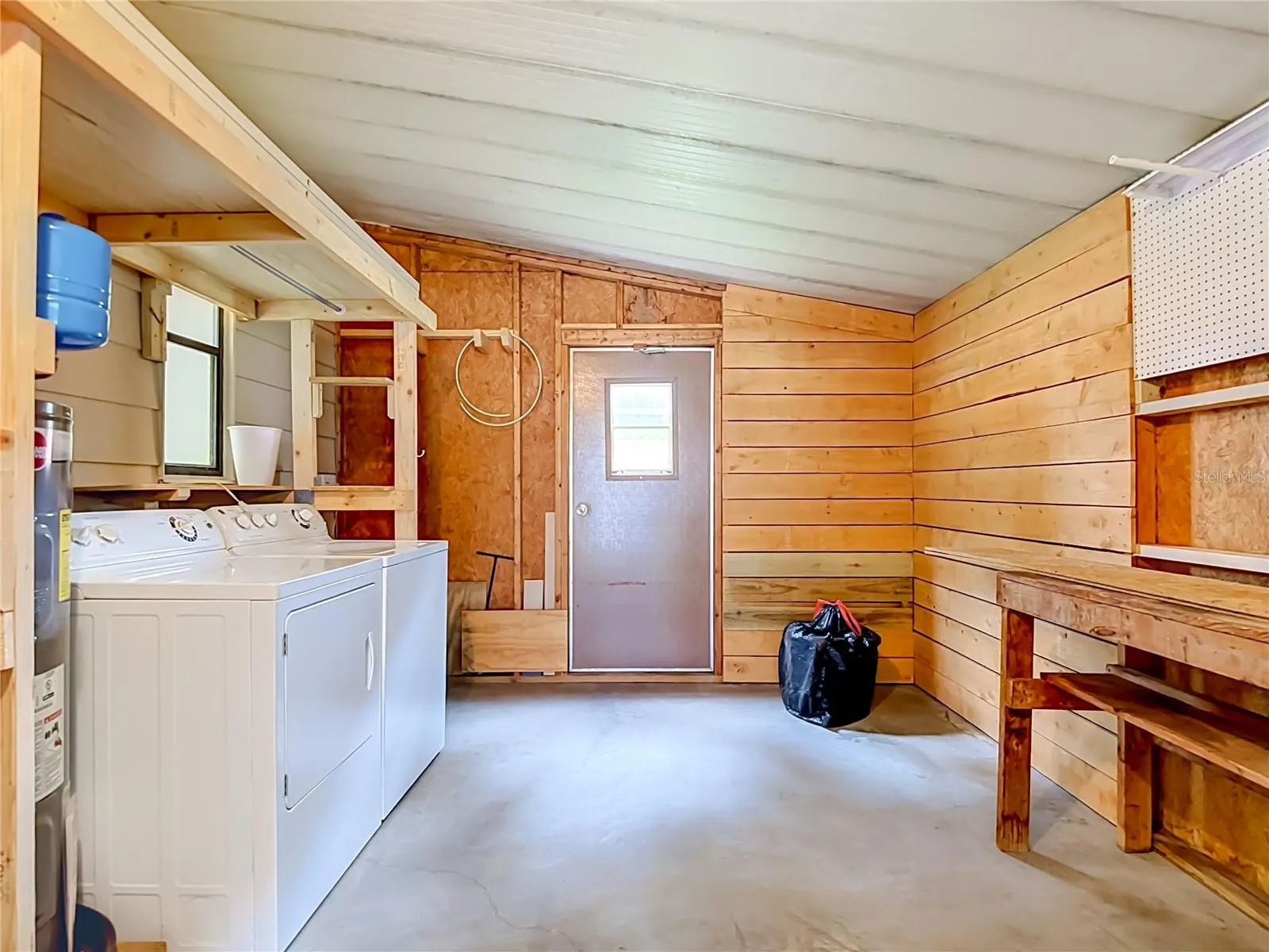 Outdoor Laundry/Storage Area