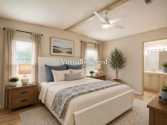Virtually Staged Owners Suite