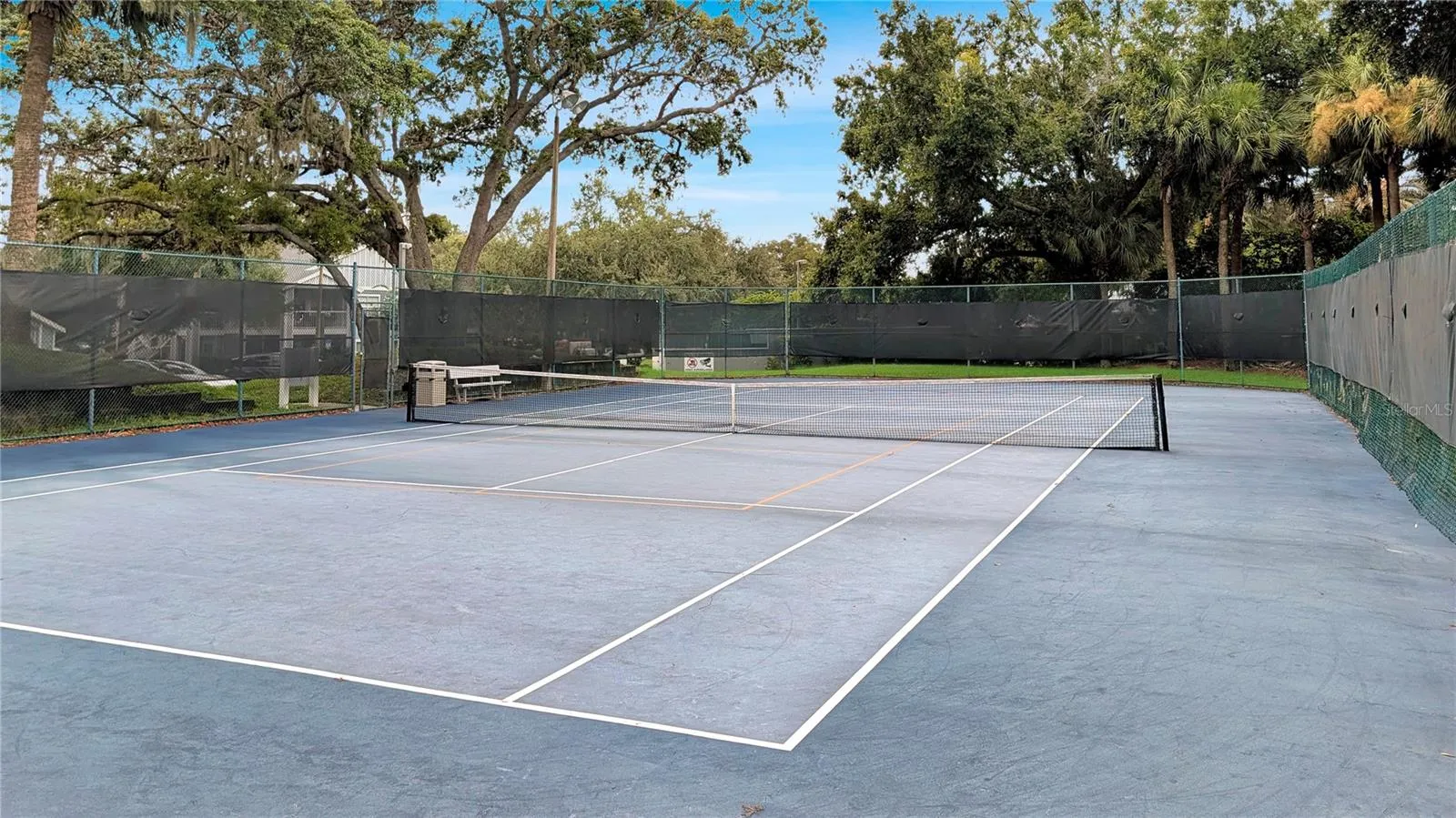 One of TWO Tennis Courts!