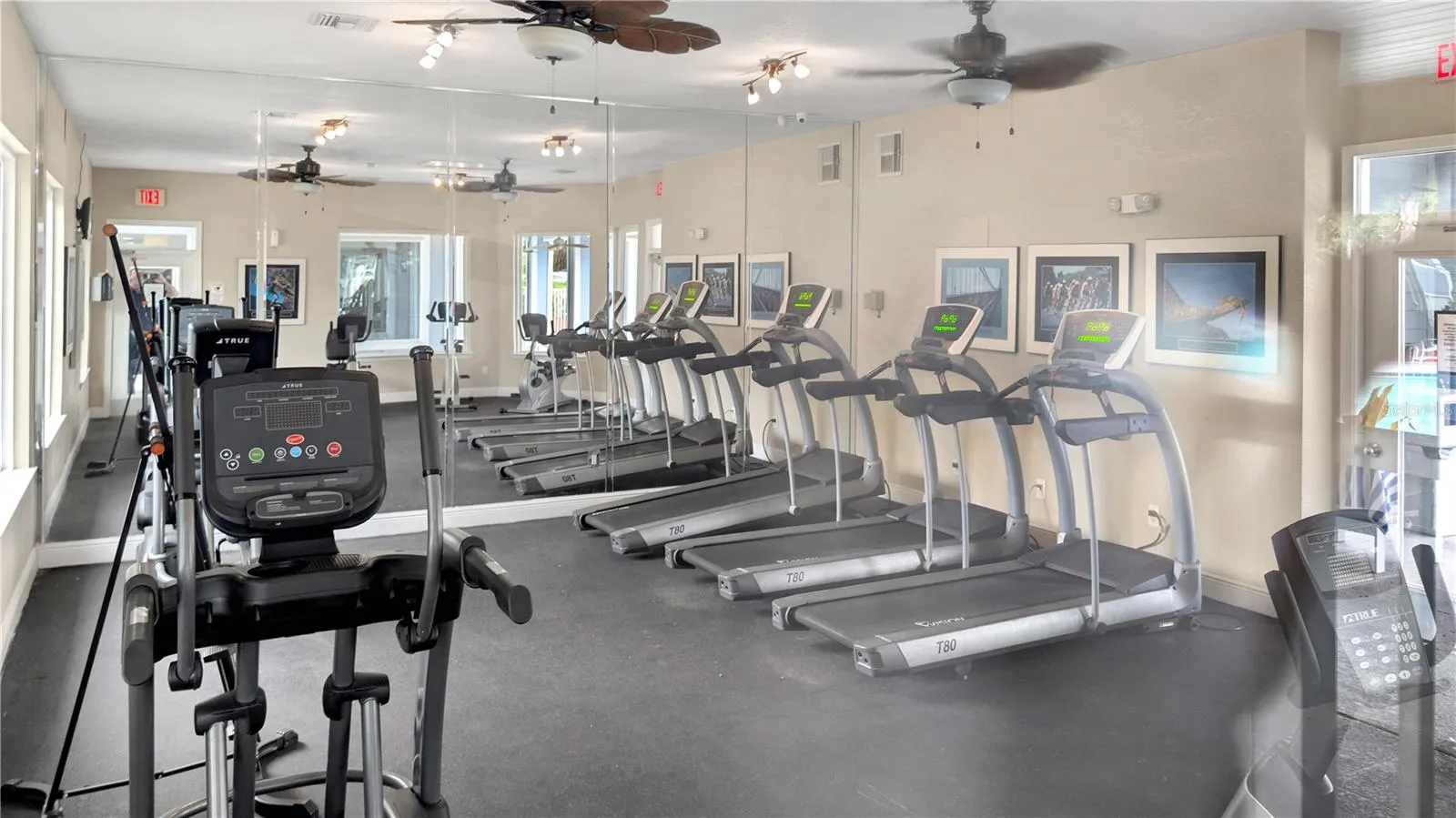 FITNESS CENTER is in same building as Your POOL, right by your front door!