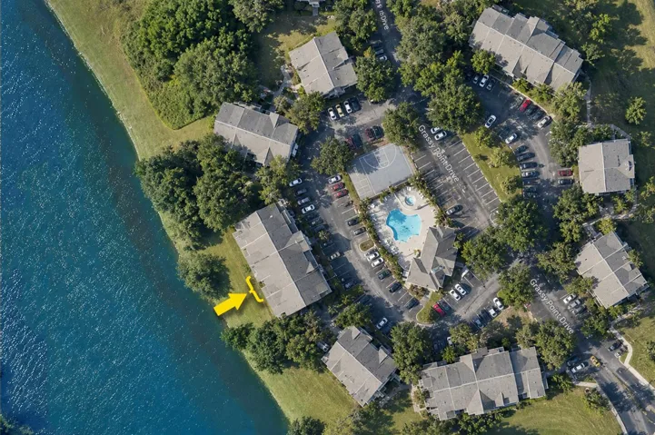 Good-Looking and Affordable, Third-Floor LAKERONT One-Bedroom, One-Bath Condo in a Building Right on the WATER in a RESORT COMMUNITY!  HOLY COW!