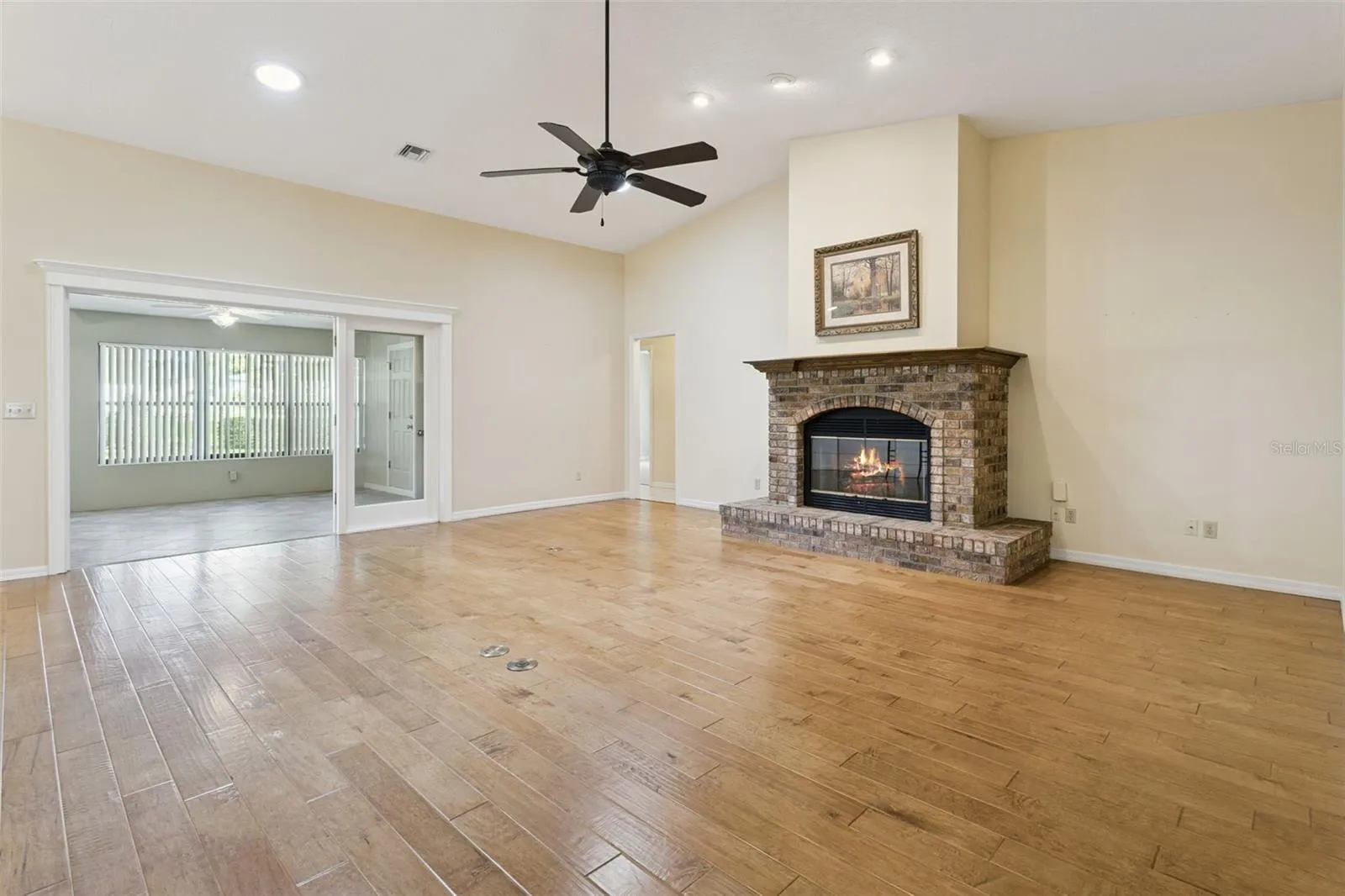 Gas fireplace