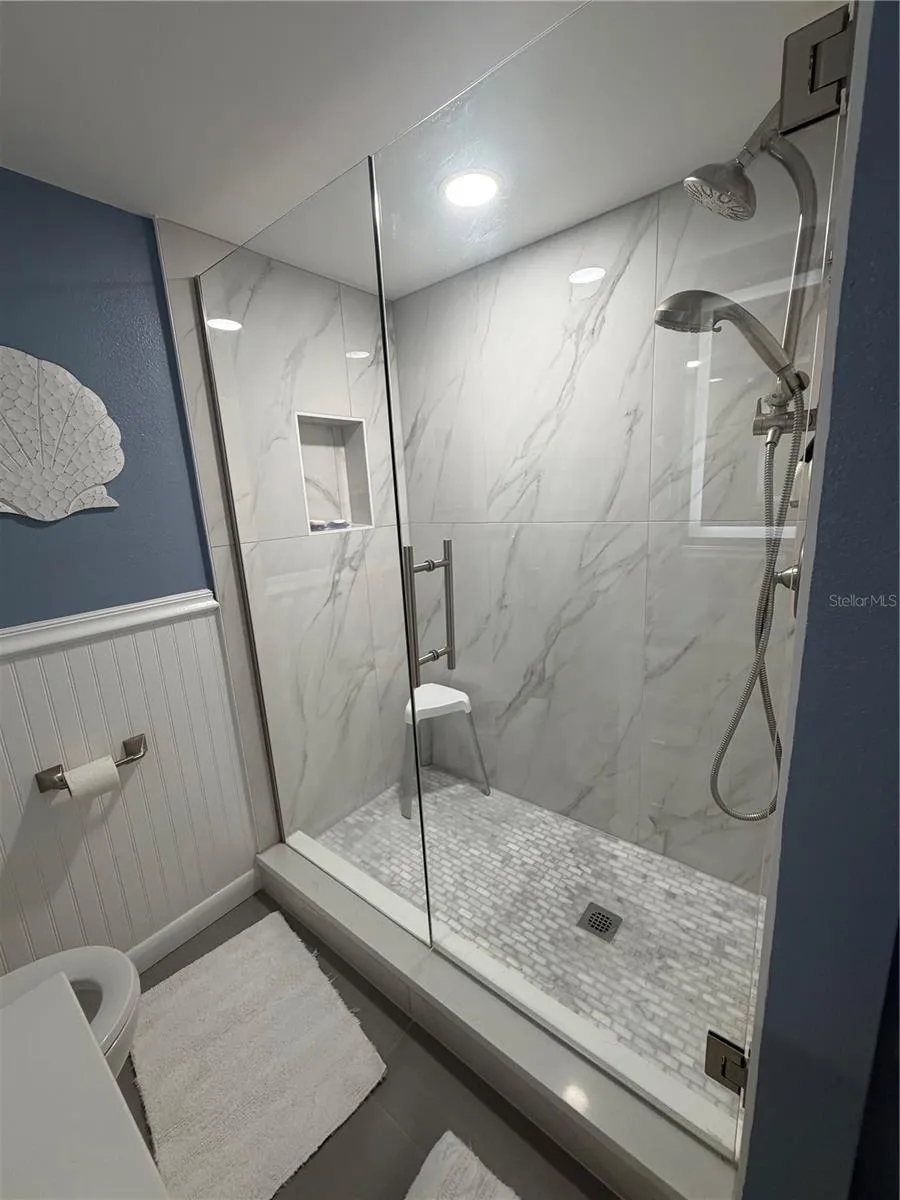 Renovated Primary bath shower.