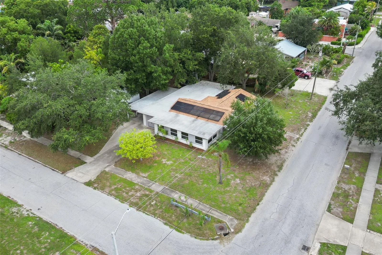 Aerial Shot/Corner Lot