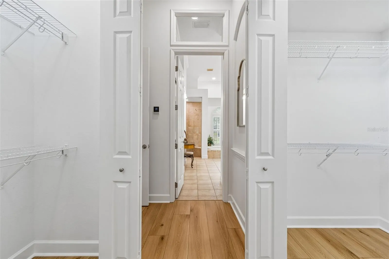 Dual Walk-In Closets