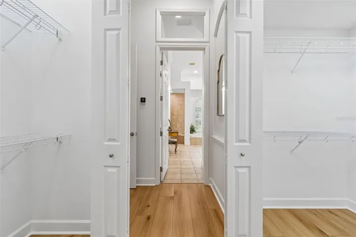 Dual Walk-In Closets