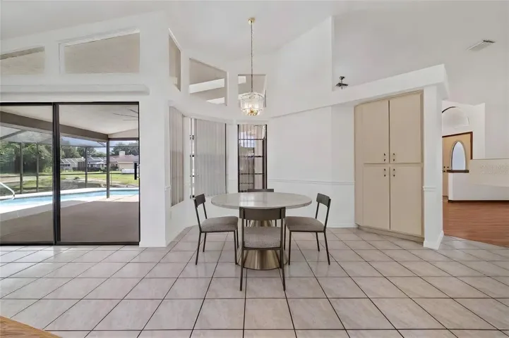 Virtually Staged/ breakfast nook