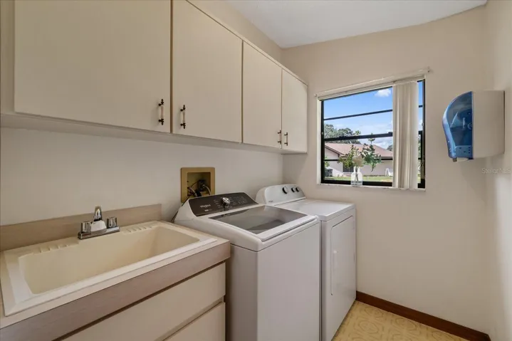 Indoor Laundry room