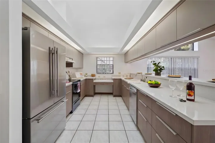 Virtually Staged kitchen