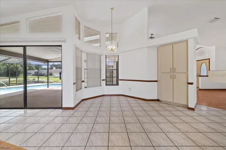 Different view dinning area extra pantry