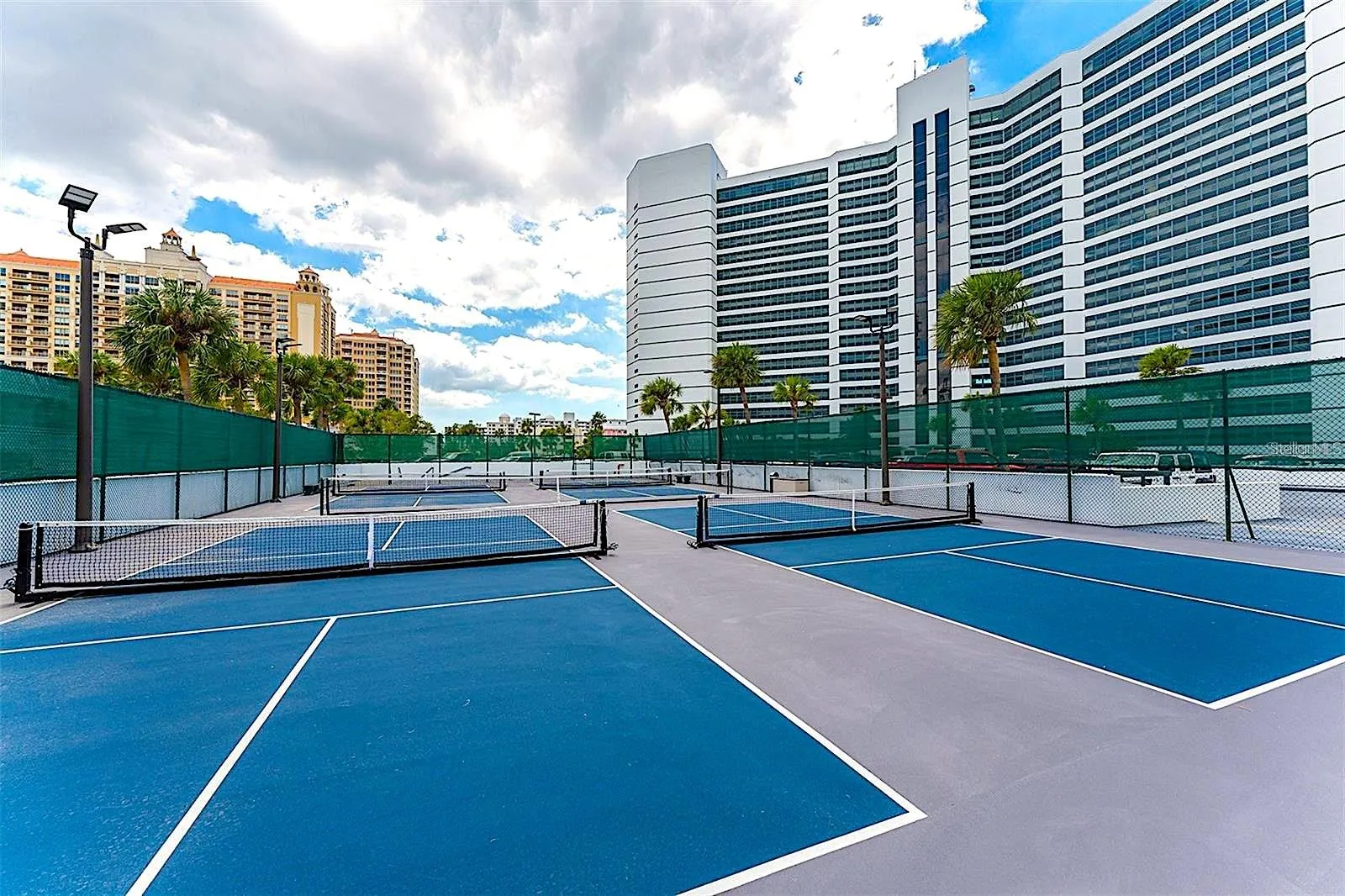 FOUR PICKLEBALL COURTS