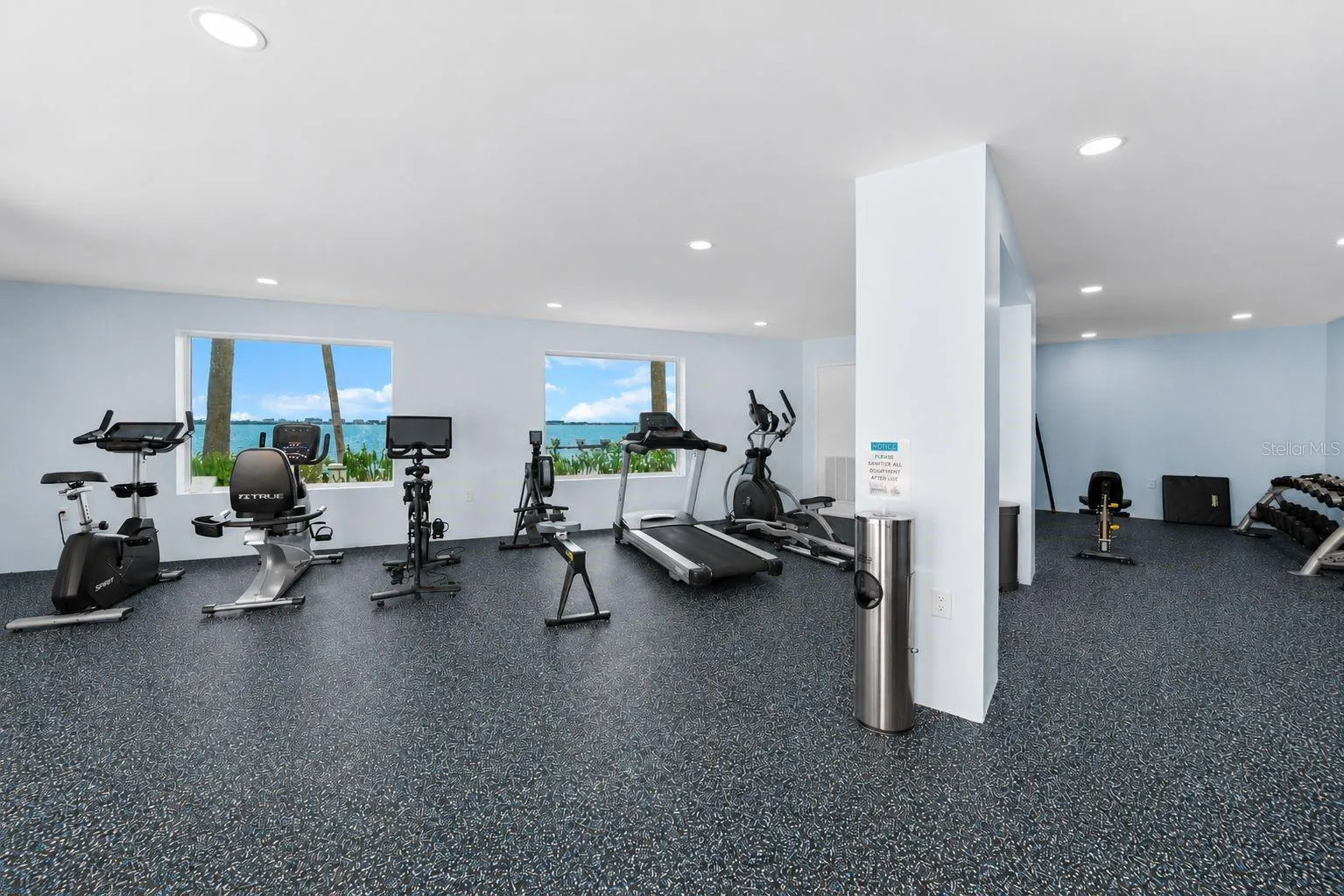 WATER VIEWS FROM NEW FITNESS CENTERS