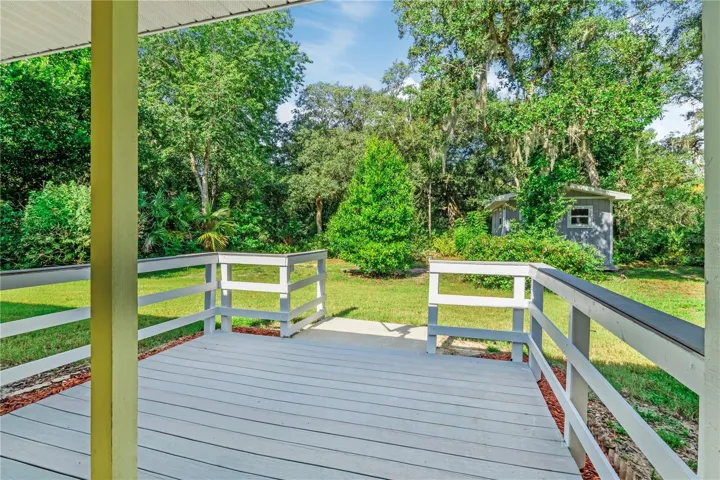 Back deck