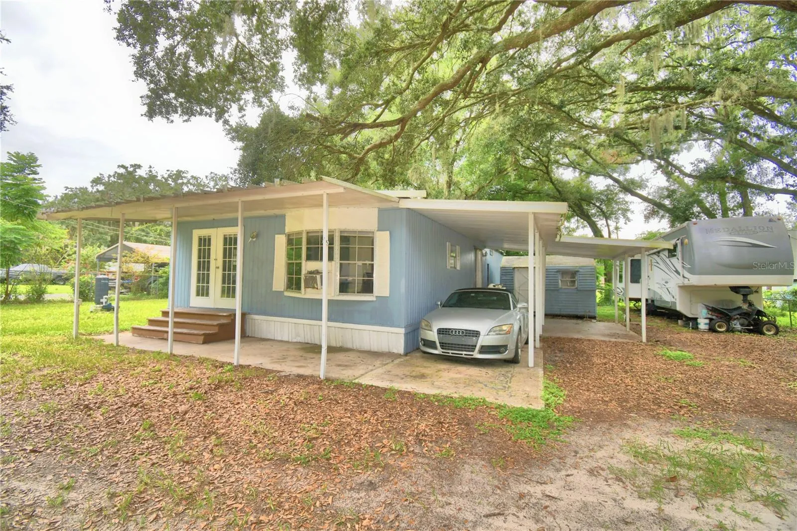 front with Carport