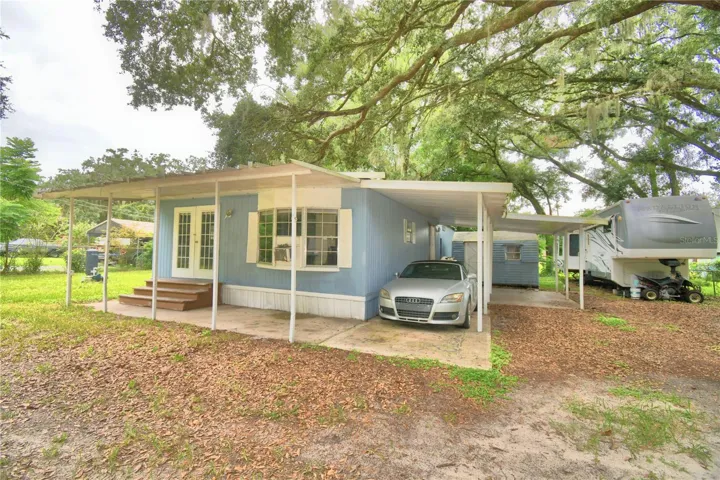 front with Carport