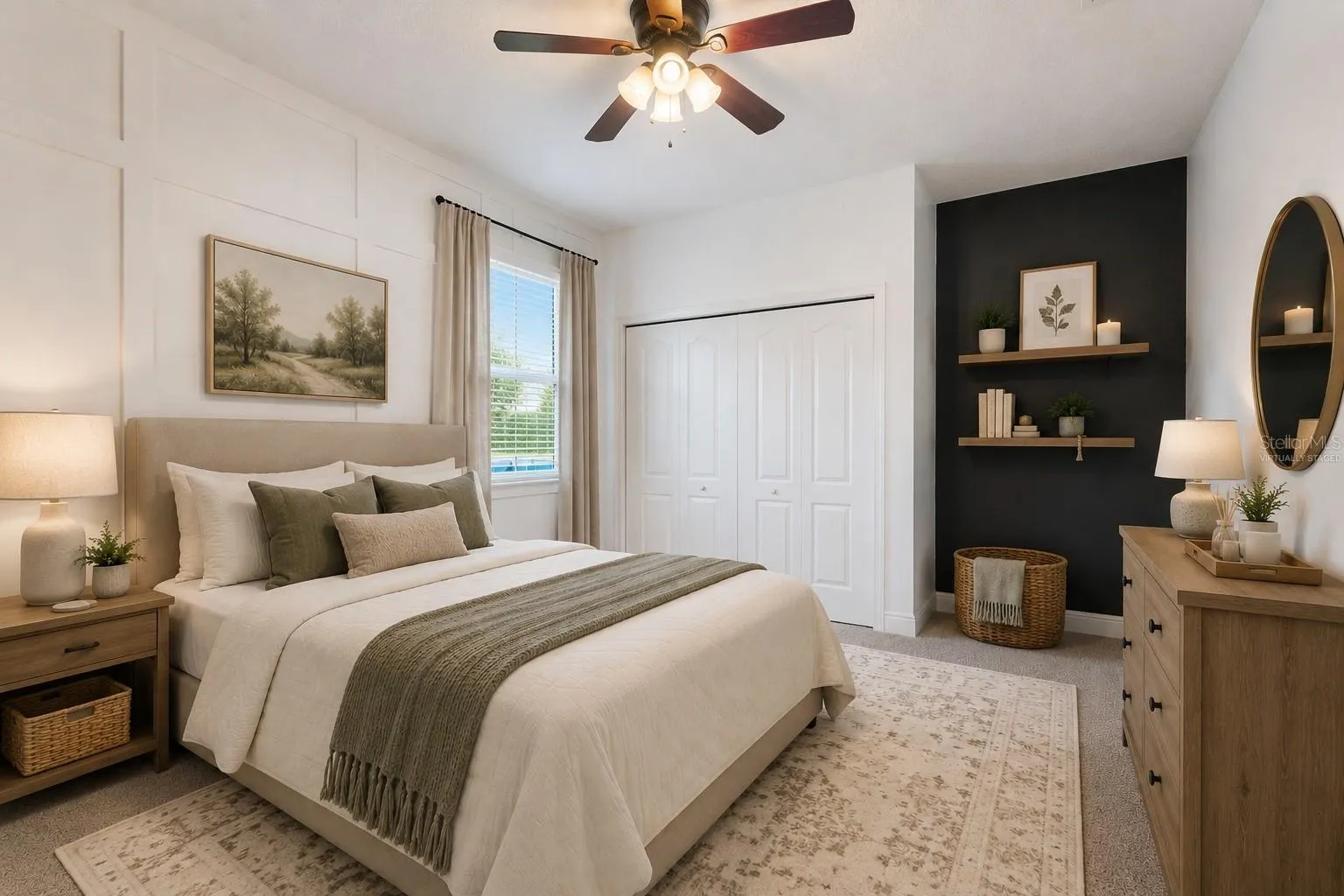 Virtually Staged Bedroom 2