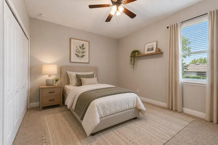Virtually Staged Bedroom 4