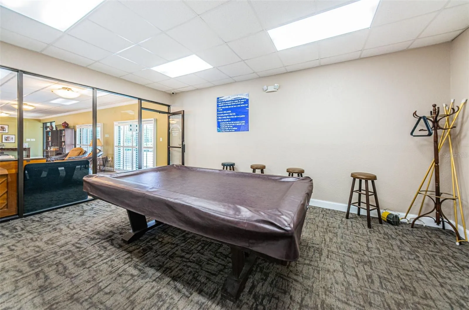 Billiards room