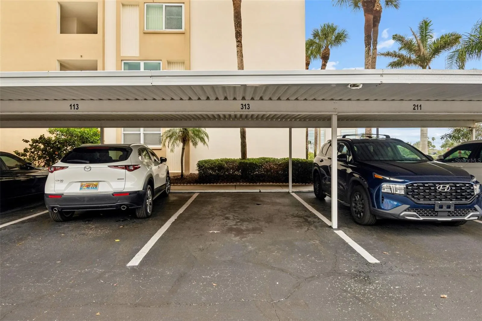 Carport with Unit