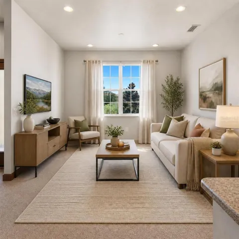 Living Room - Virtually Staged