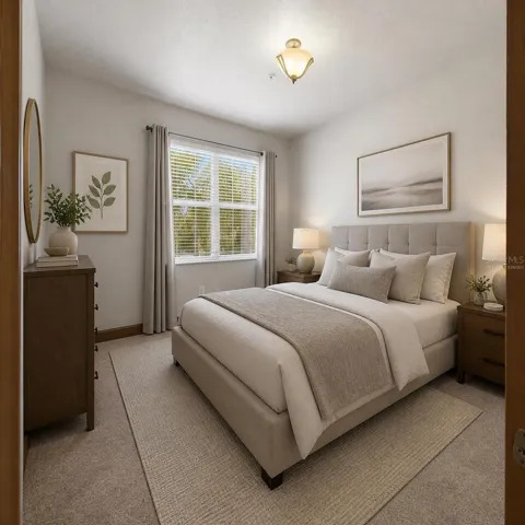 Primary bedroom - Virtually Staged