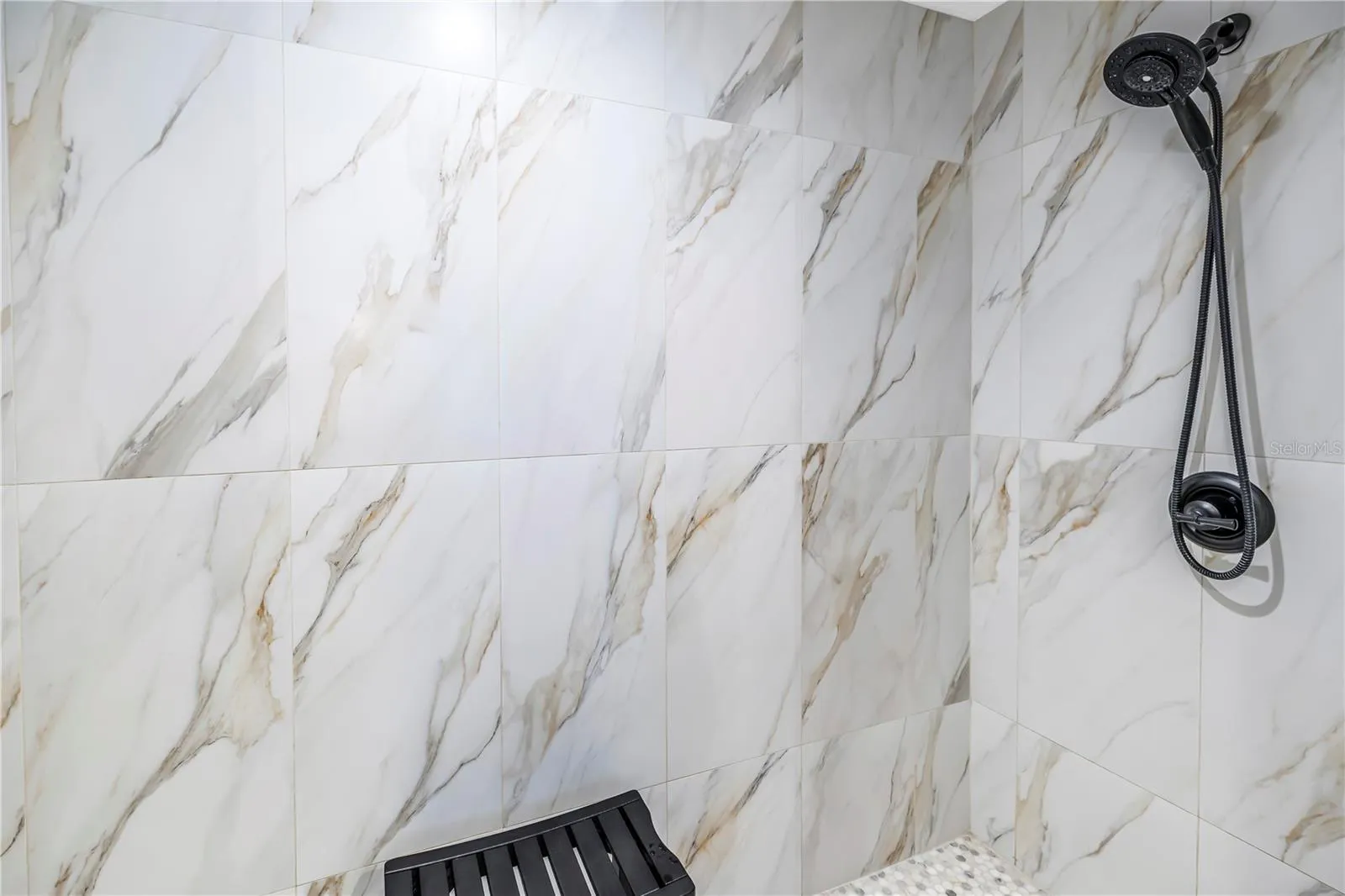 His and hers shower