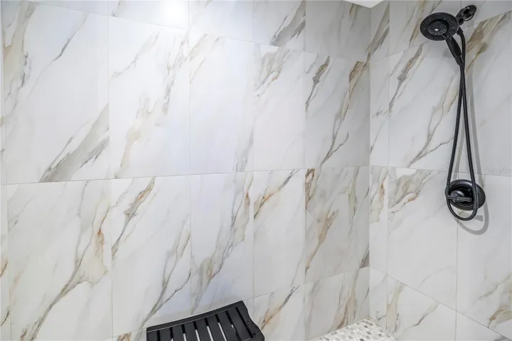 His and hers shower