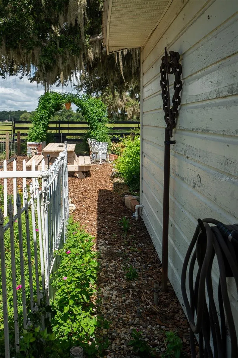 Side of garden shed