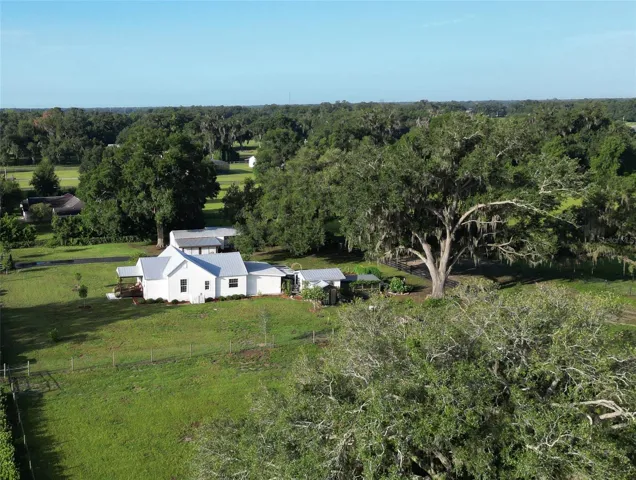 Drone looking south