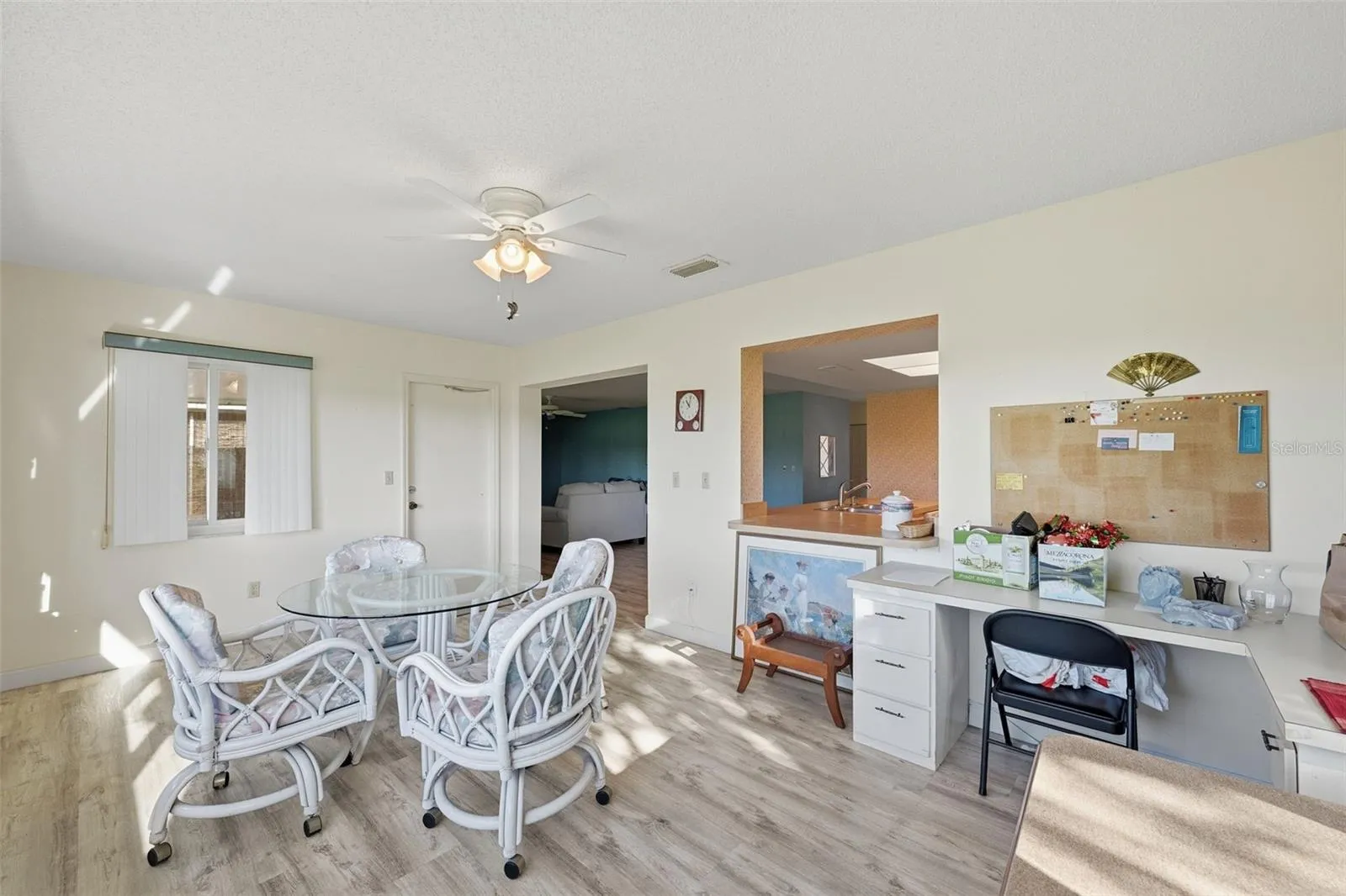 Florida Room as a Dining Room