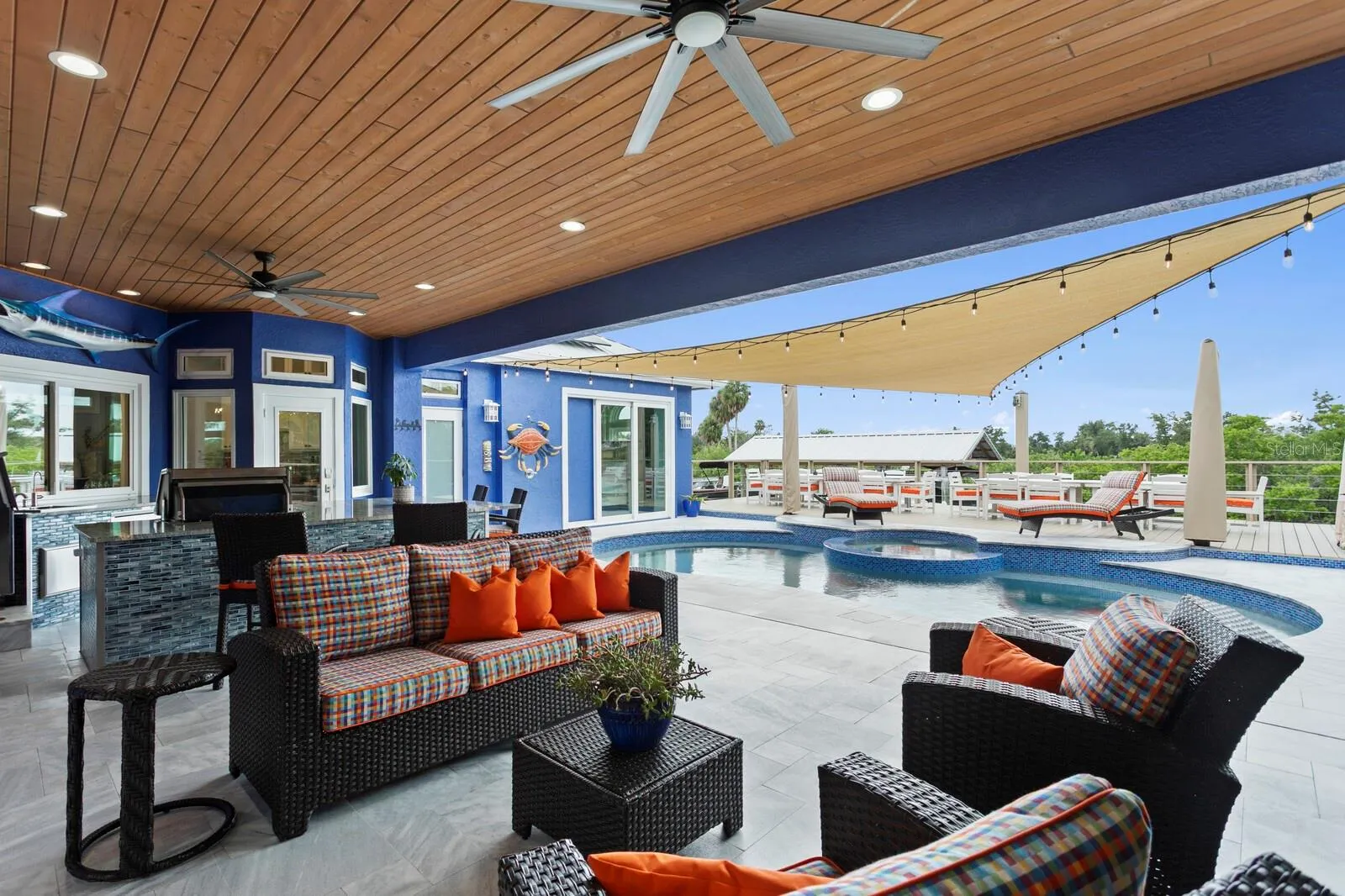 Large covered Patio for effortless entertaining