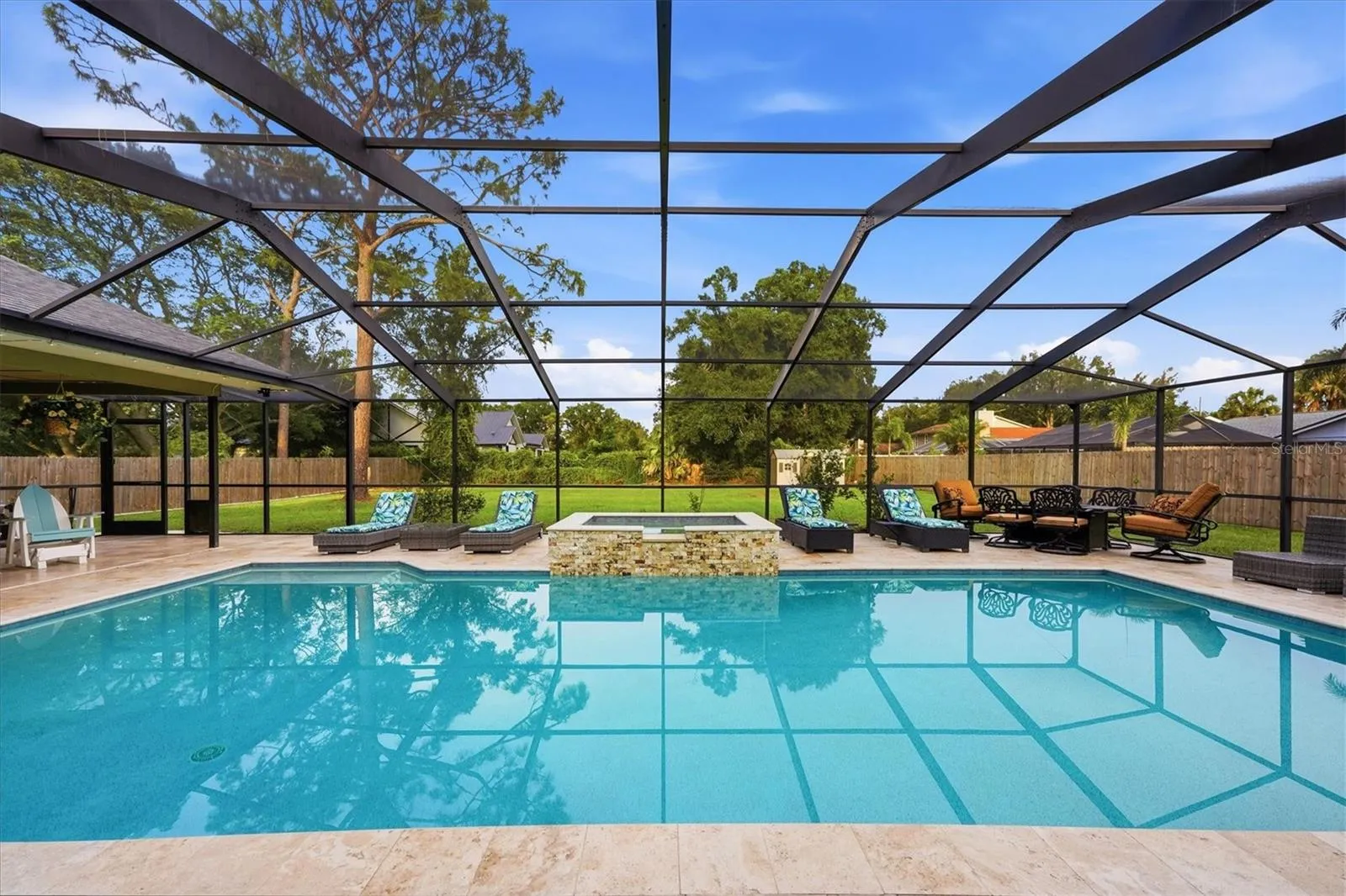HUGE pool and patio great for entertaining friends &amp; family!  Not to mention the oversized backyard!