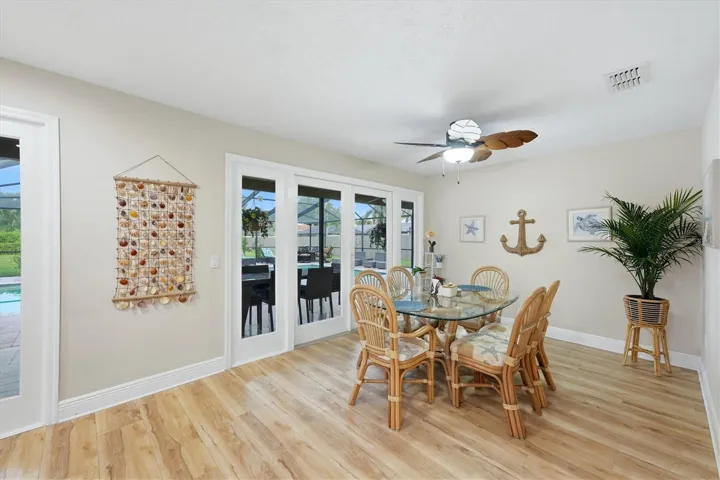 Eat-in kitchen offers plenty of room for full size table &amp; chairs