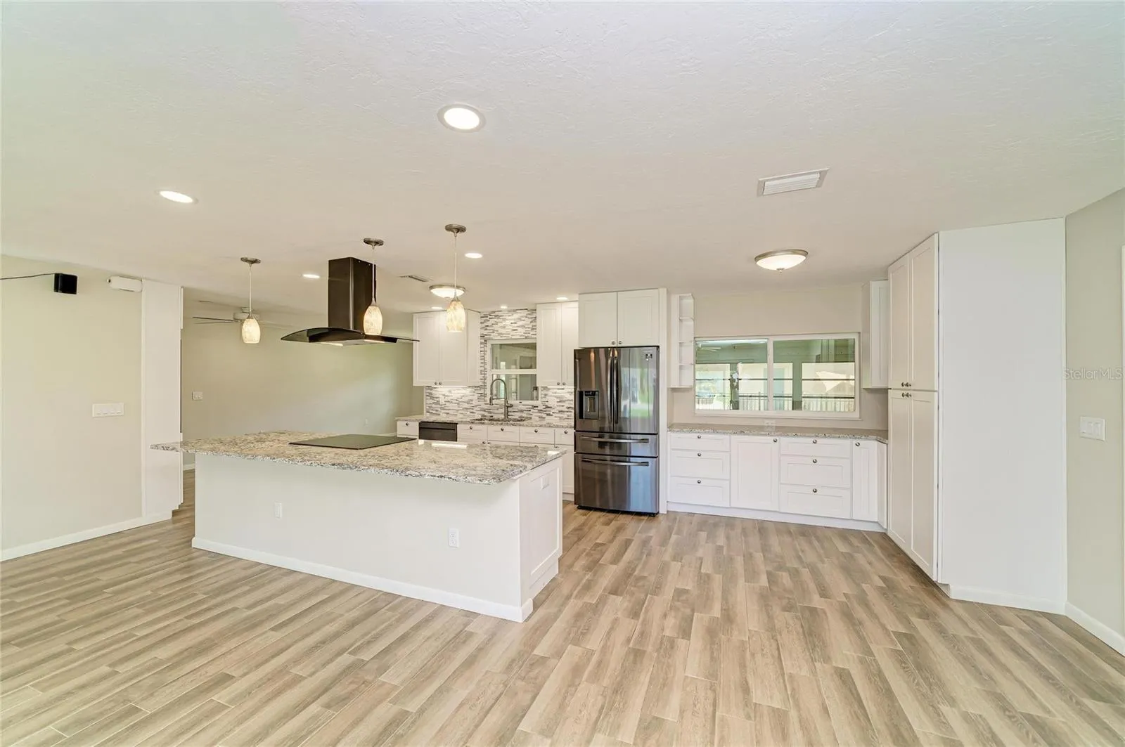 New custom kitchen with granite.