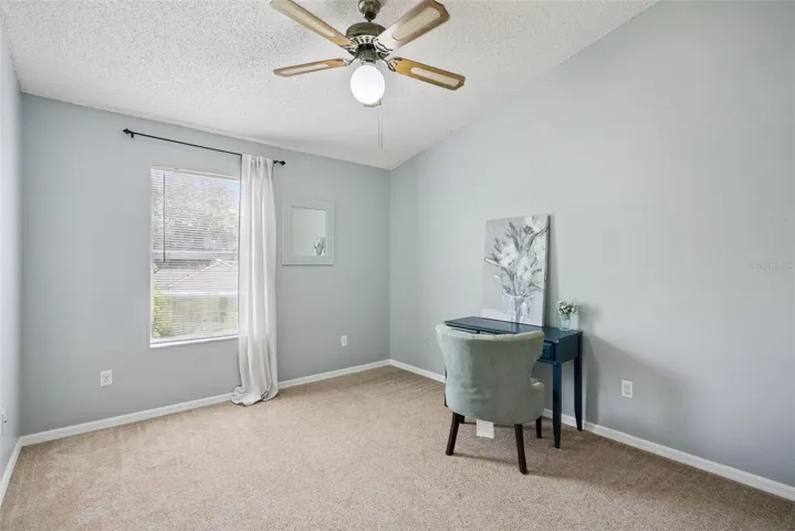3rd bedroom with 9ft Vaulted ceilings