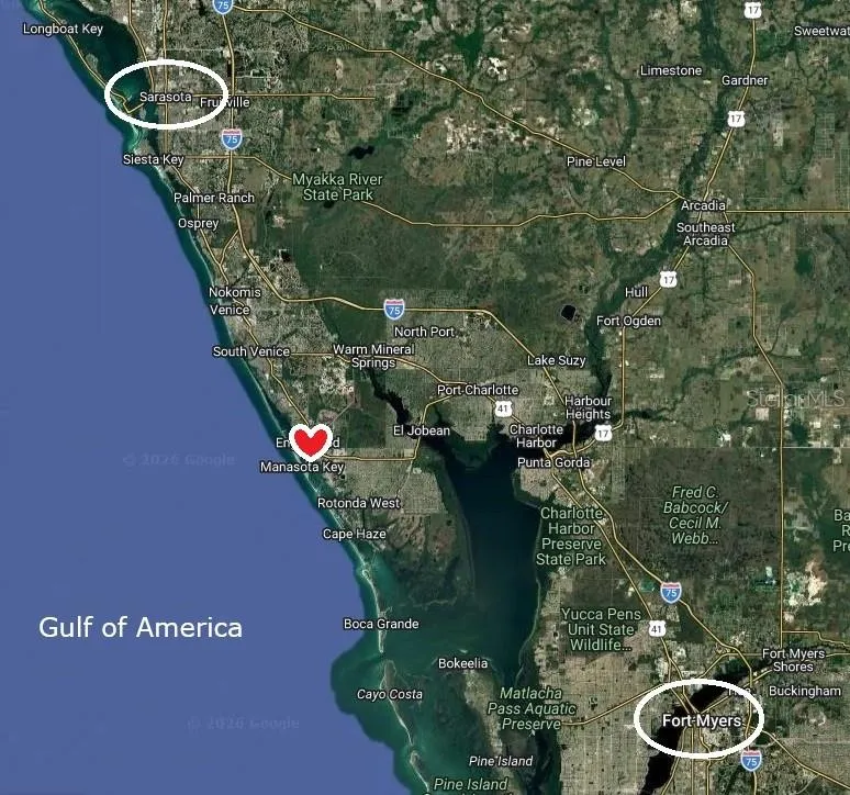 Centrally located in between Sarasota And Fort Myers