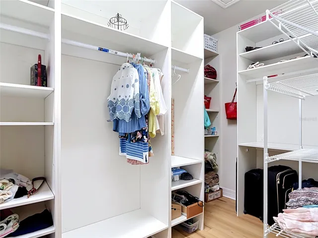 Master bedroom closet