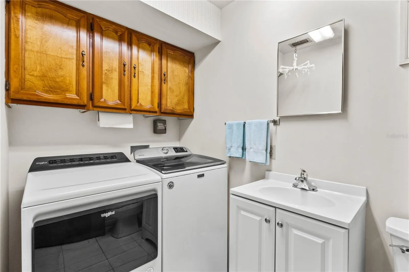 Half Bath, with Laundry