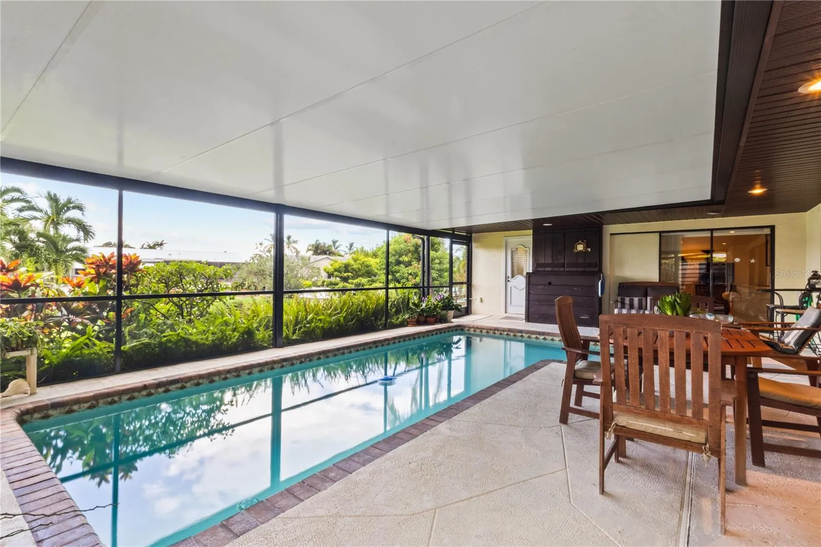 2025 Installed Lanai Cover over the Solar Heated Pool.