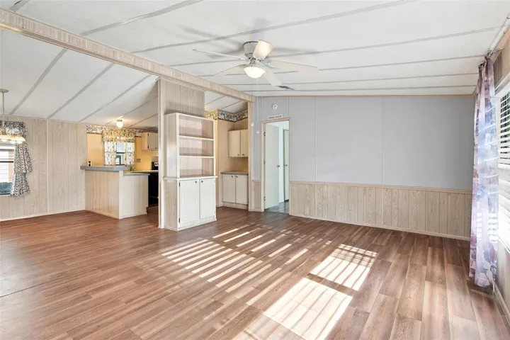 Family room towards kitchen/dining