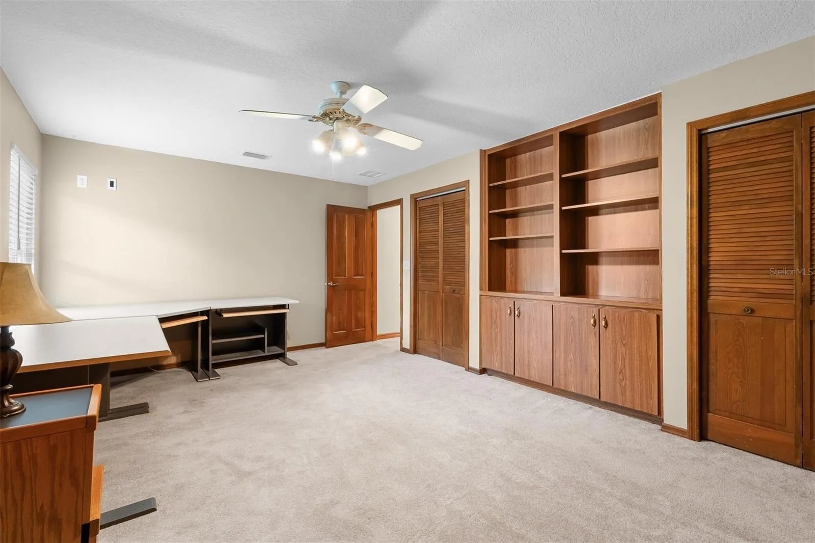 Office or Bedroom #4 w/Built-ins