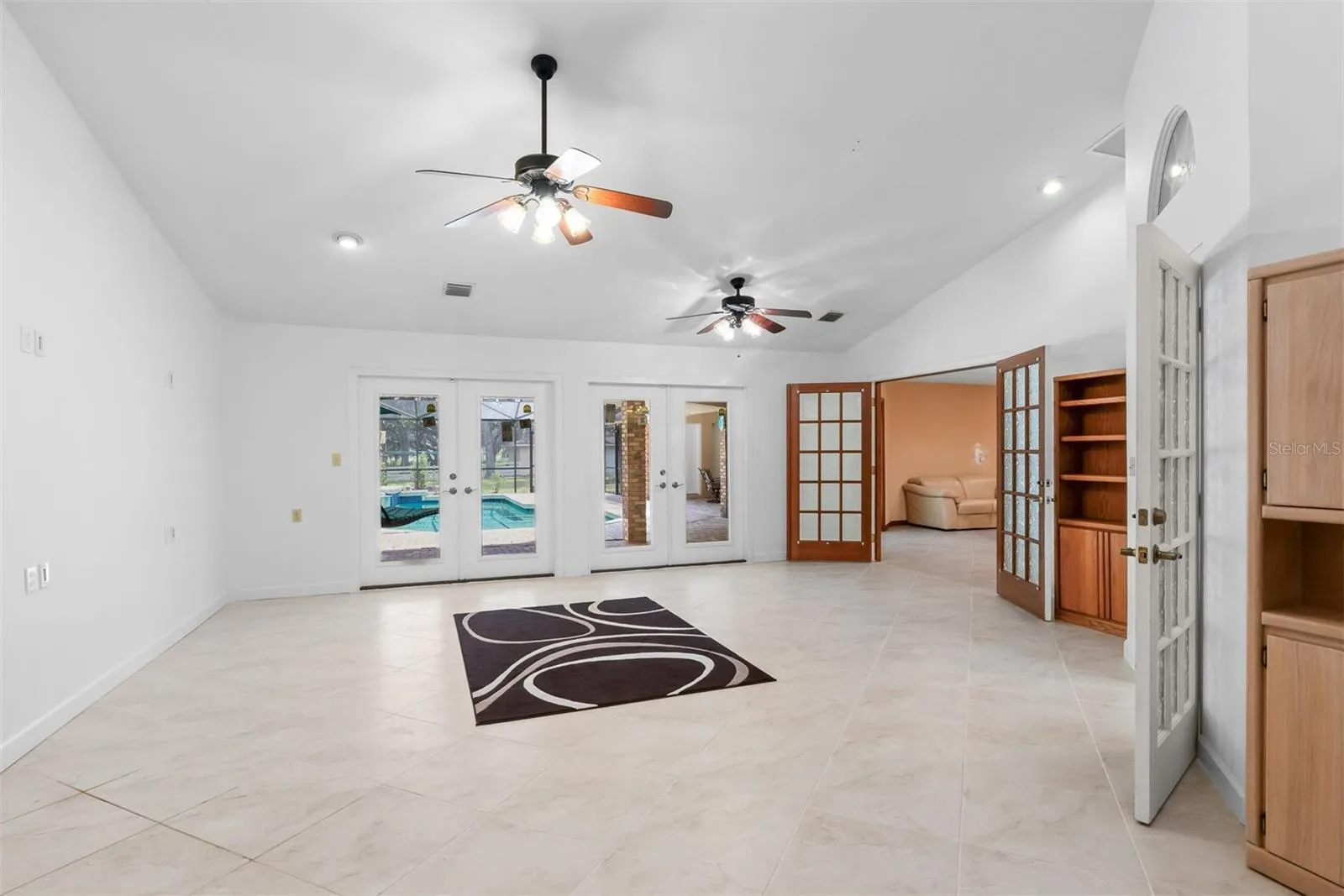 Game Room opens to Pool Area