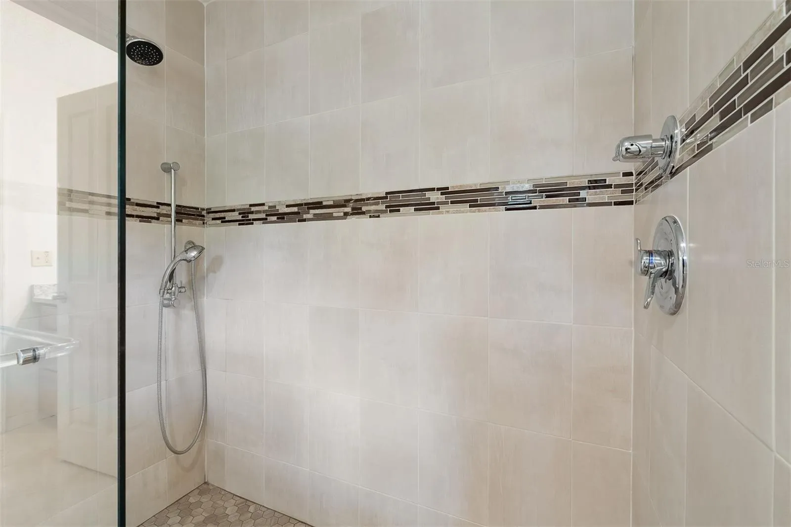 Large Handicap Accessible Walk in Shower Full Bath #3