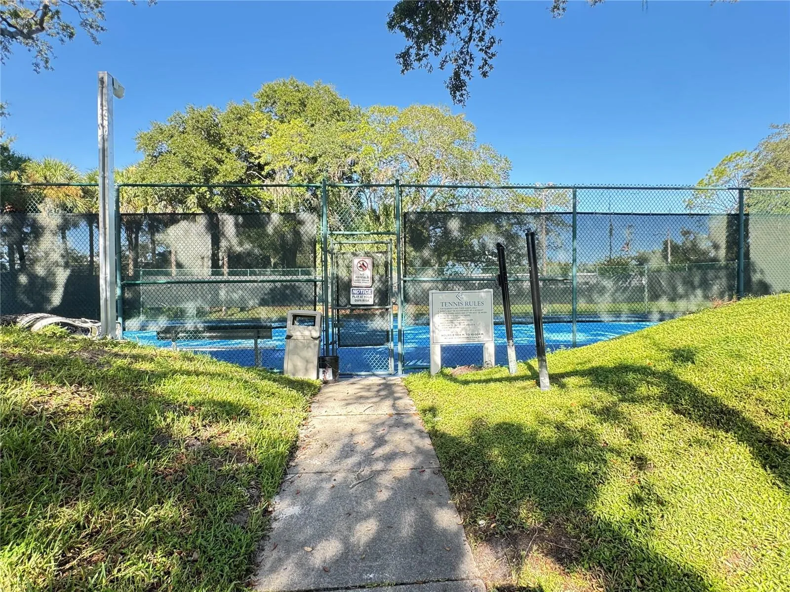 Tennis courts