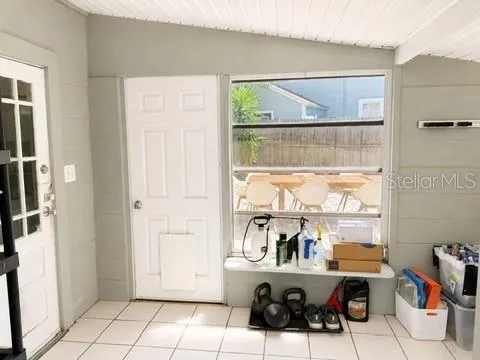 Covered patio