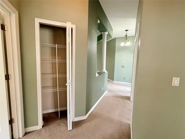 Linen closet near bedroom 2 & 3